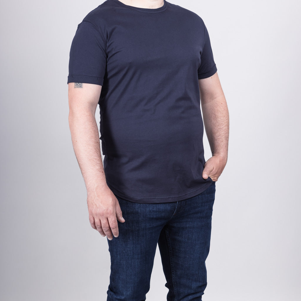 Lomond Jersey Curved Hem Crew Neck T-Shirt