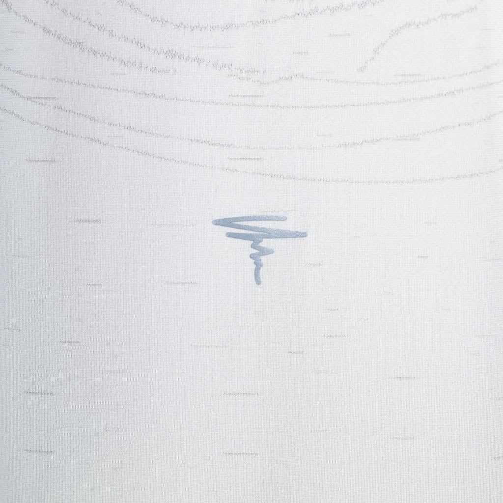 Lub marl Knit Seamless Crew Neck T-Shirt - Birch