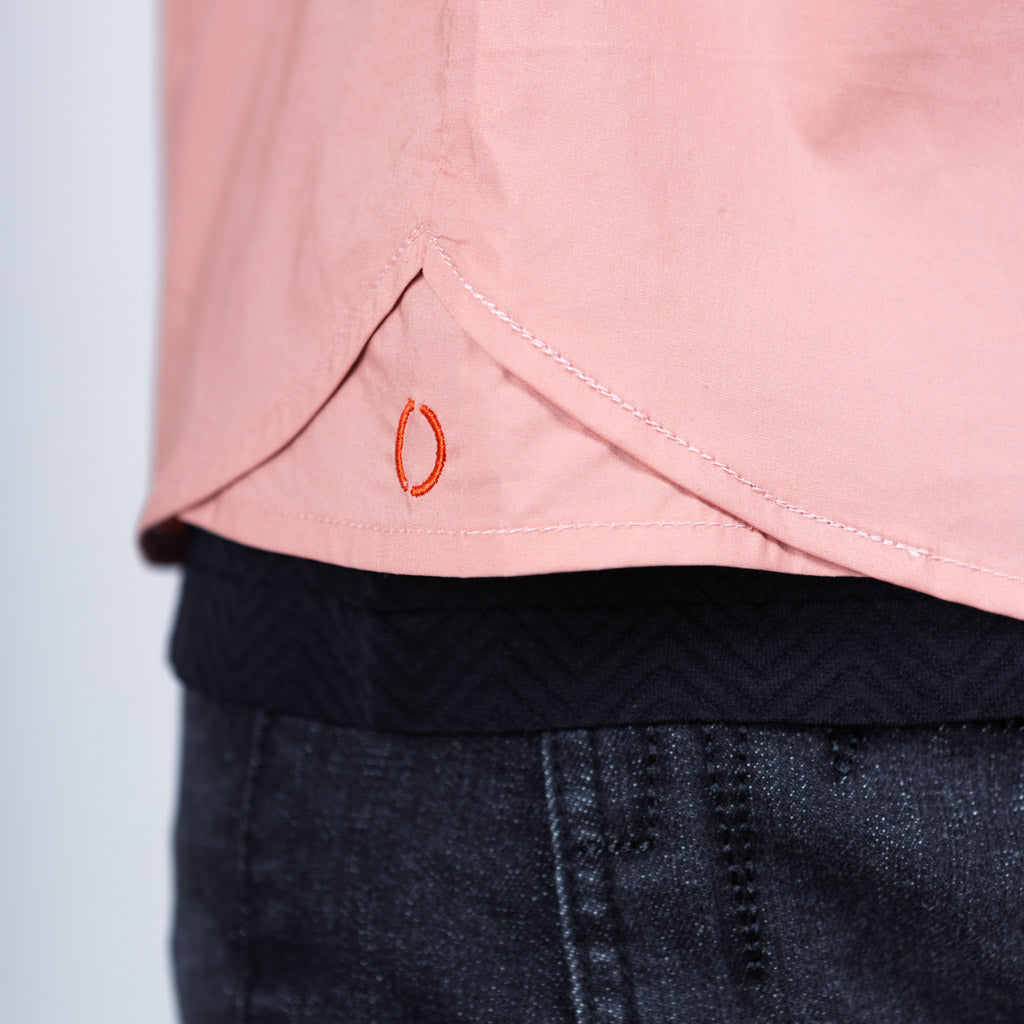 Mill Cotton Half Sleeve Shirt - Lotus