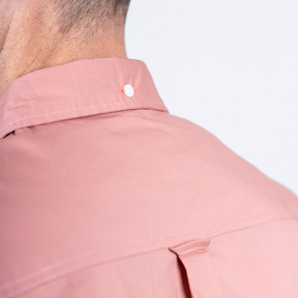 Mill Cotton Half Sleeve Shirt - Lotus