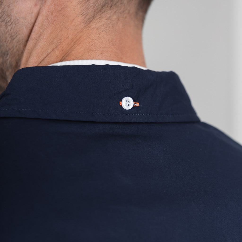 Mill Cotton Half Sleeve Shirt - Medieval Blue