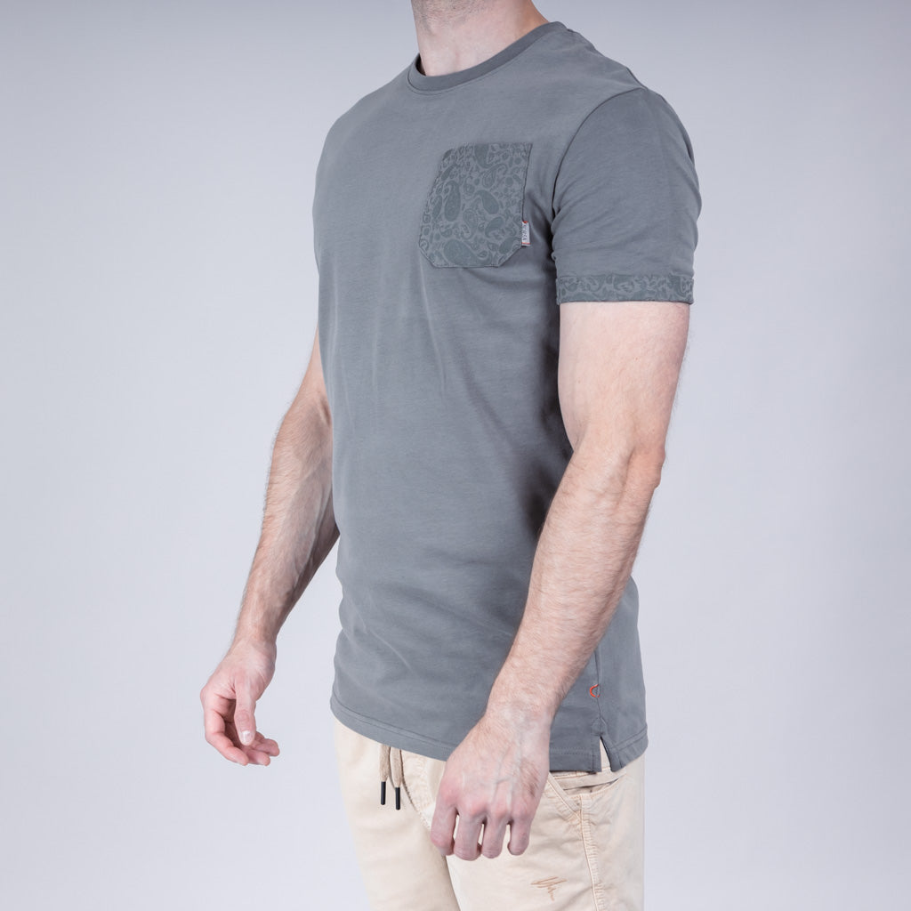 Morar Print Pocket T-Shirt - High Rise