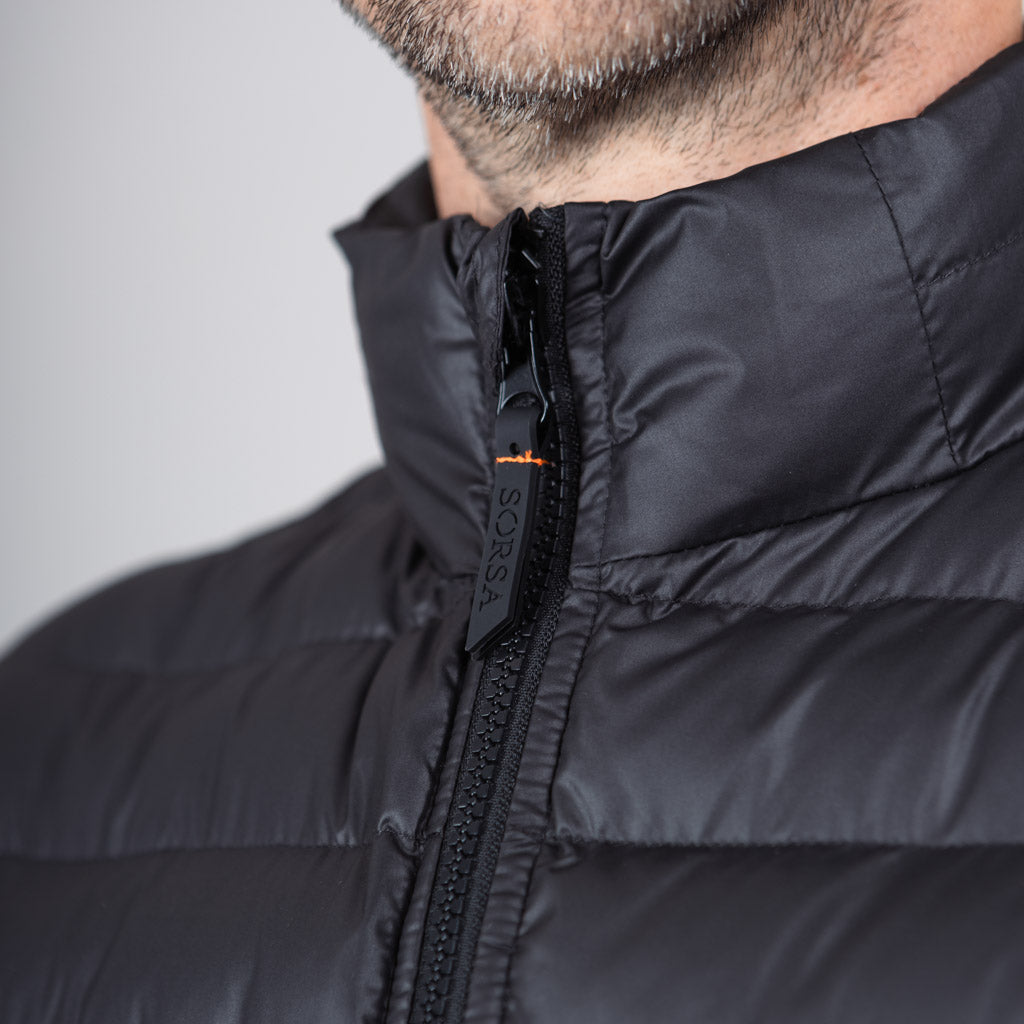 Nam Micro Bubble Gilet - Jet Black