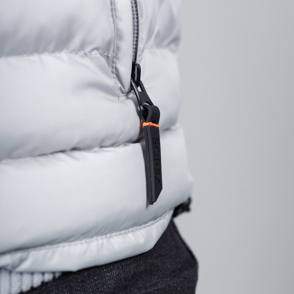 Nam Micro Bubble Gilet - Silver