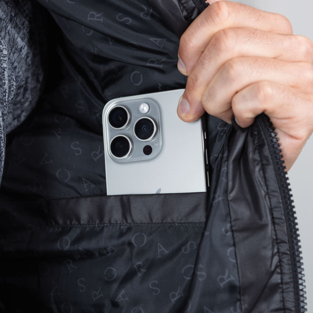 Nam Micro Bubble Gilet - Jet Black