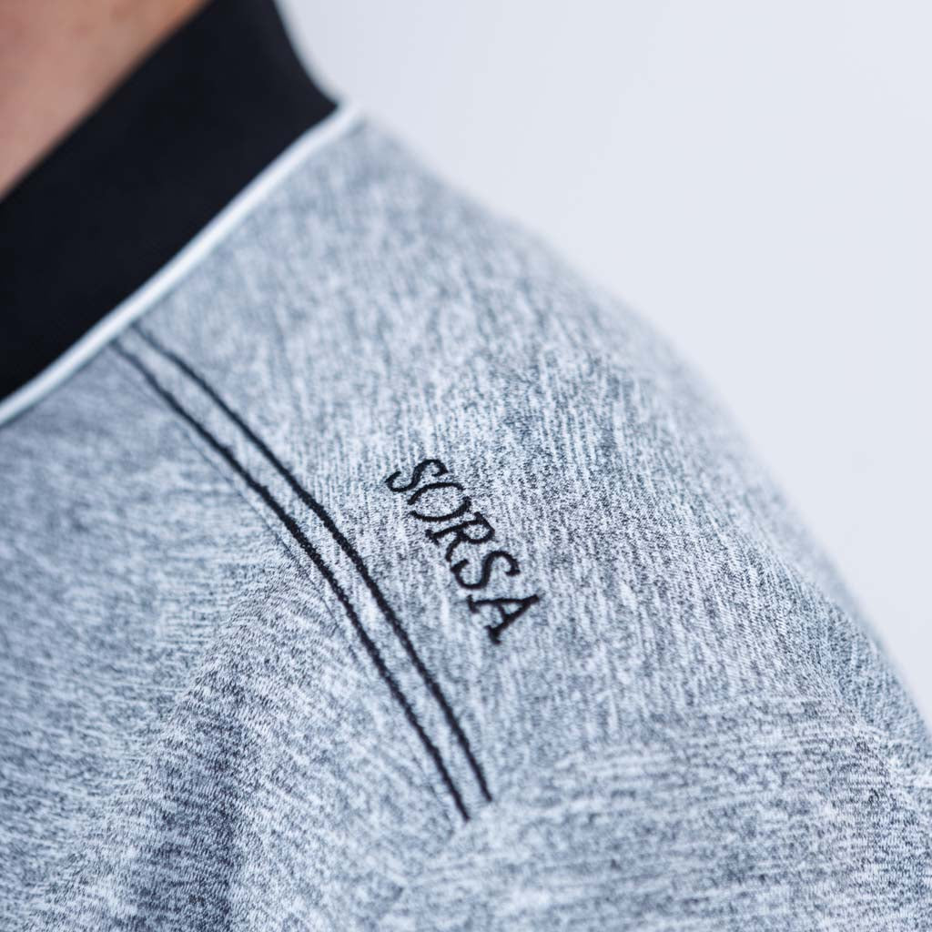 Roy Birdseye Jersey Polo Shirt - Silver Birdseye