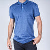Roy Birdseye Jersey Polo Shirt - Sky Birdseye