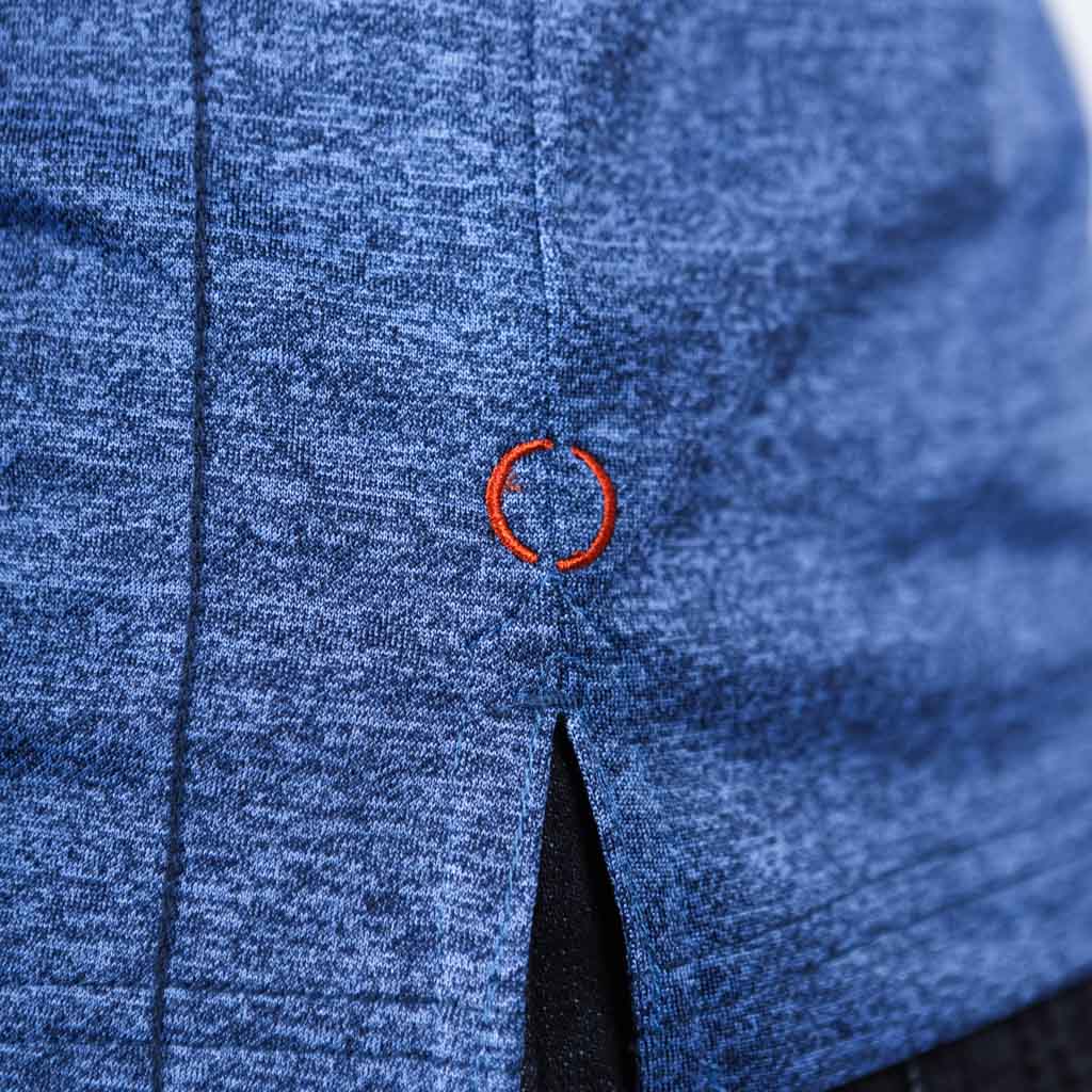 Roy Birdseye Jersey Polo Shirt - Sky Birdseye