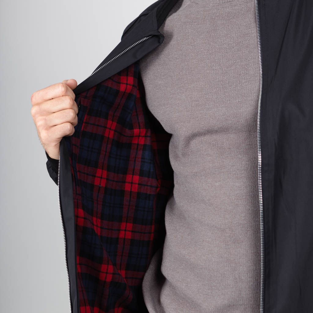 Rumsdale Lightweight Harrington Jacket - Jet Black