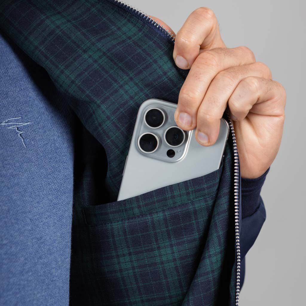 Rumsdale Lightweight Harrington Jacket - Medieval Blue