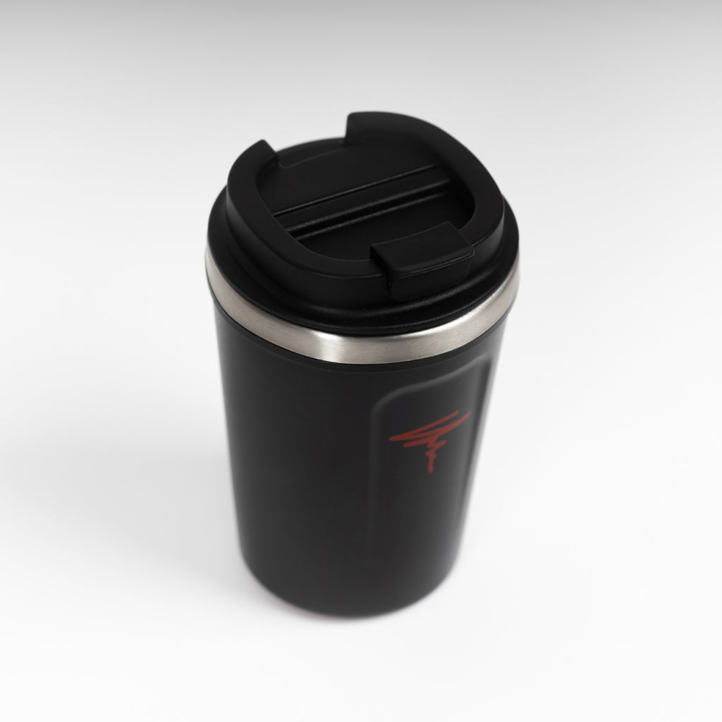 Sorsa Travel Mug - Black / Pine Wood Red