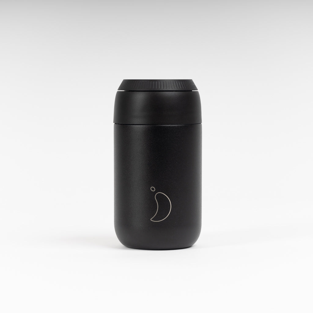 Sorsa x Chillys Coffee Travel Cup - Jet Black