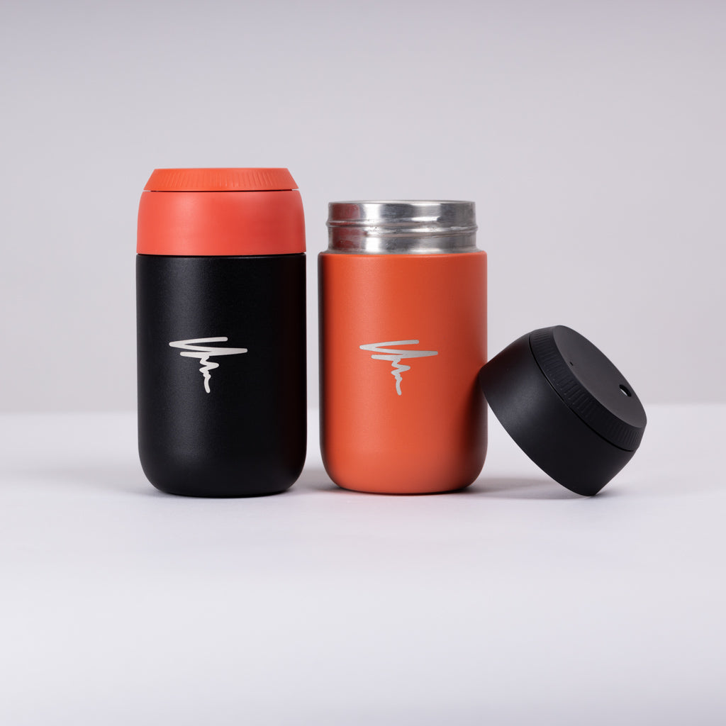 Sorsa x Chillys Coffee Travel Cup - Jet Black