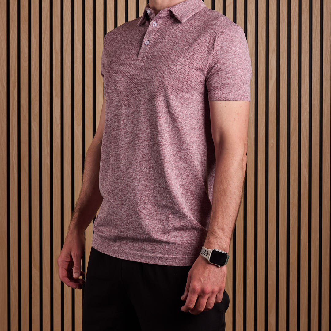 Seamless Polo Shirt Red