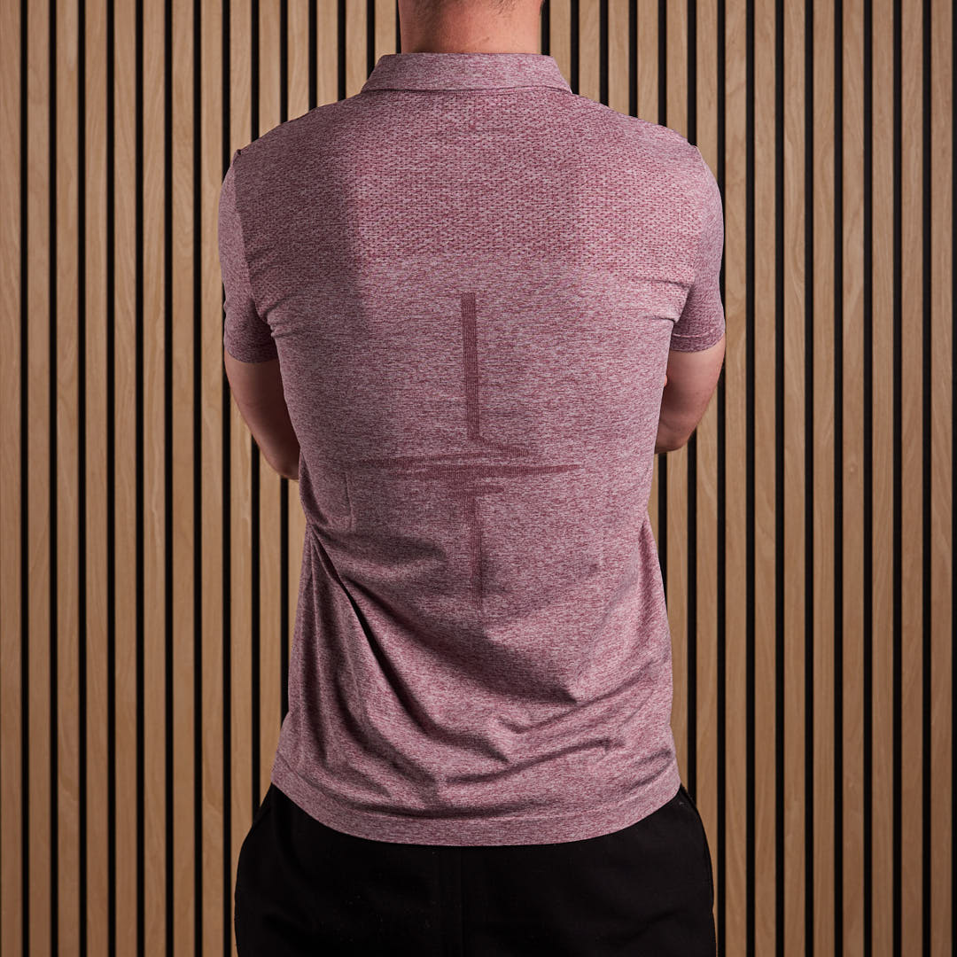 Seamless Polo Shirt Red