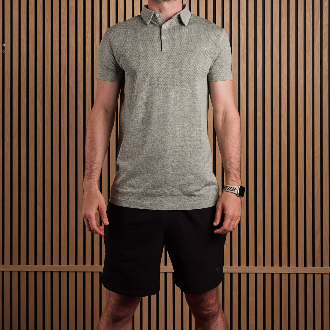 Seamless Polo Shirt Green