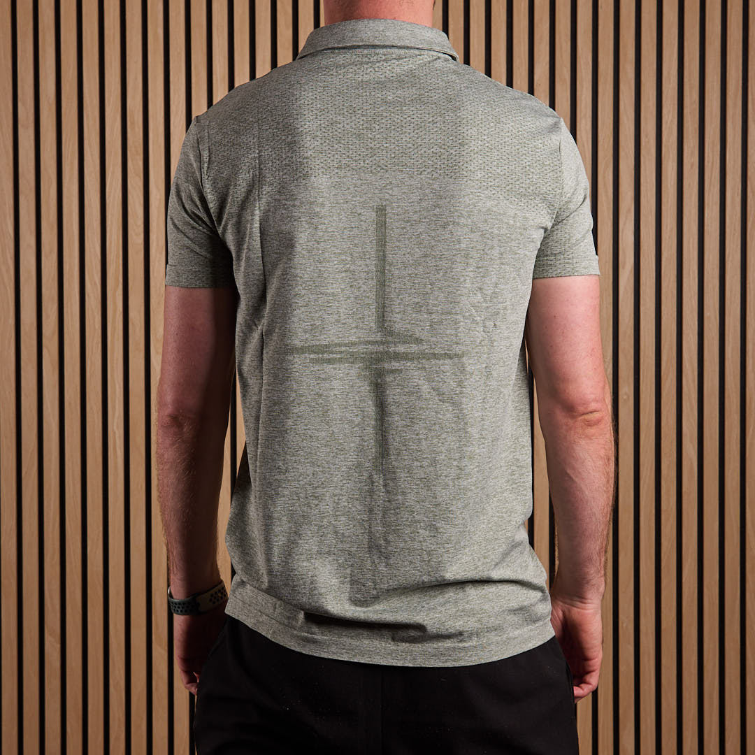 Seamless Polo Shirt Green