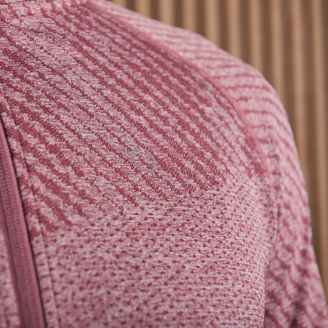 Seamless Quarter Zip Red