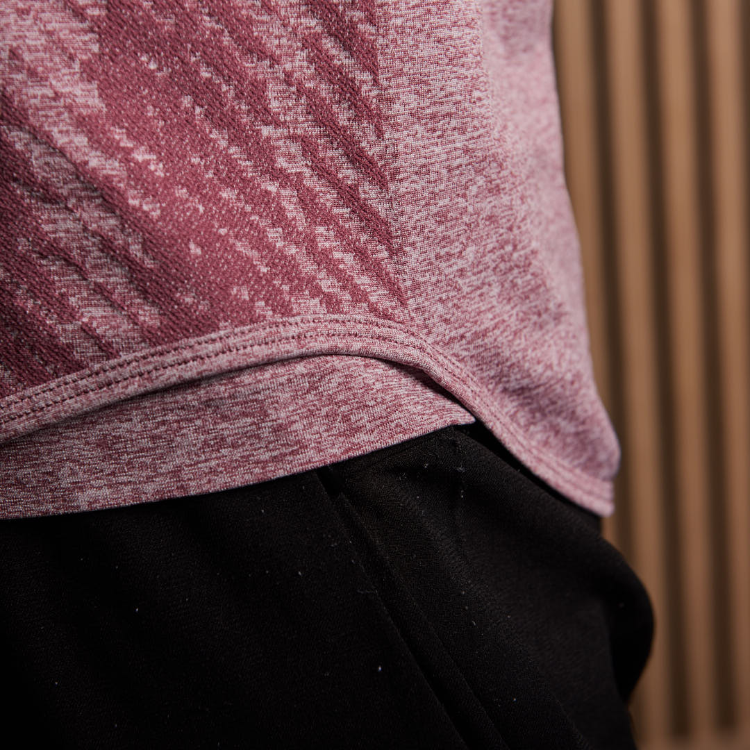 Seamless Quarter Zip Red