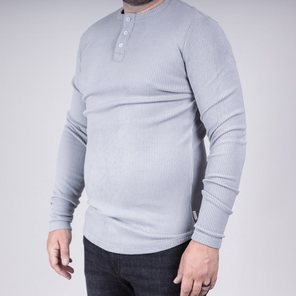 Shiel Twisted Marl Ribbed Long Sleeve T-Shirt