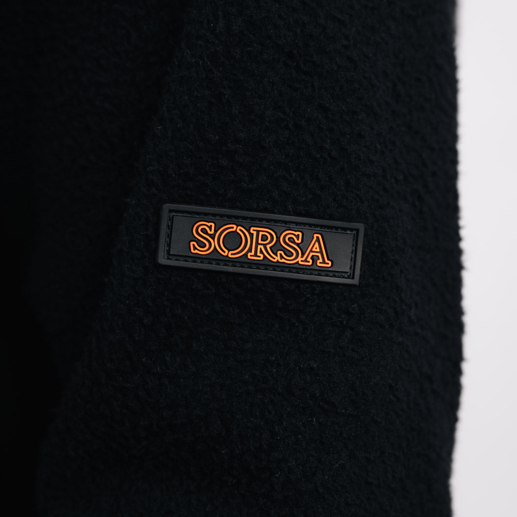Skerrow Borg Fleece Hoodie - Jet Black