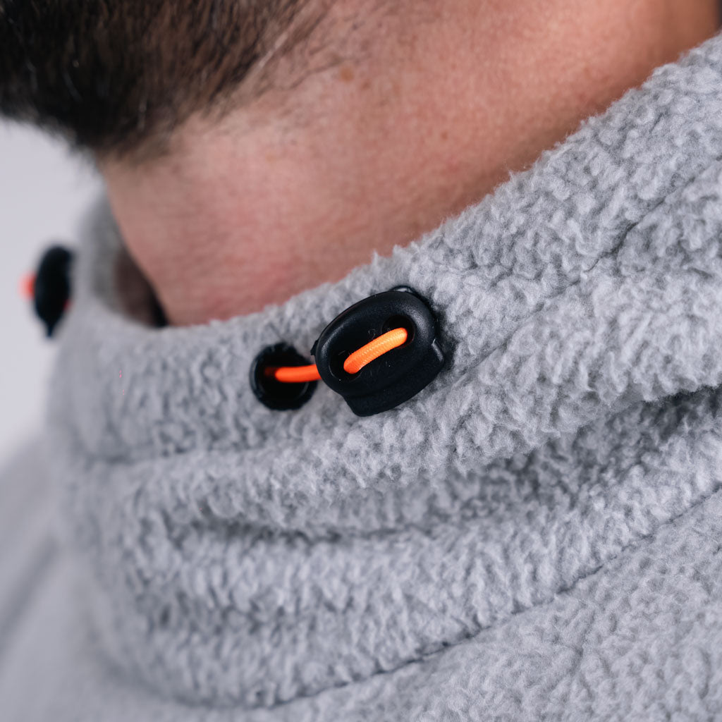 Skerrow Borg Fleece Hoodie - Winter White