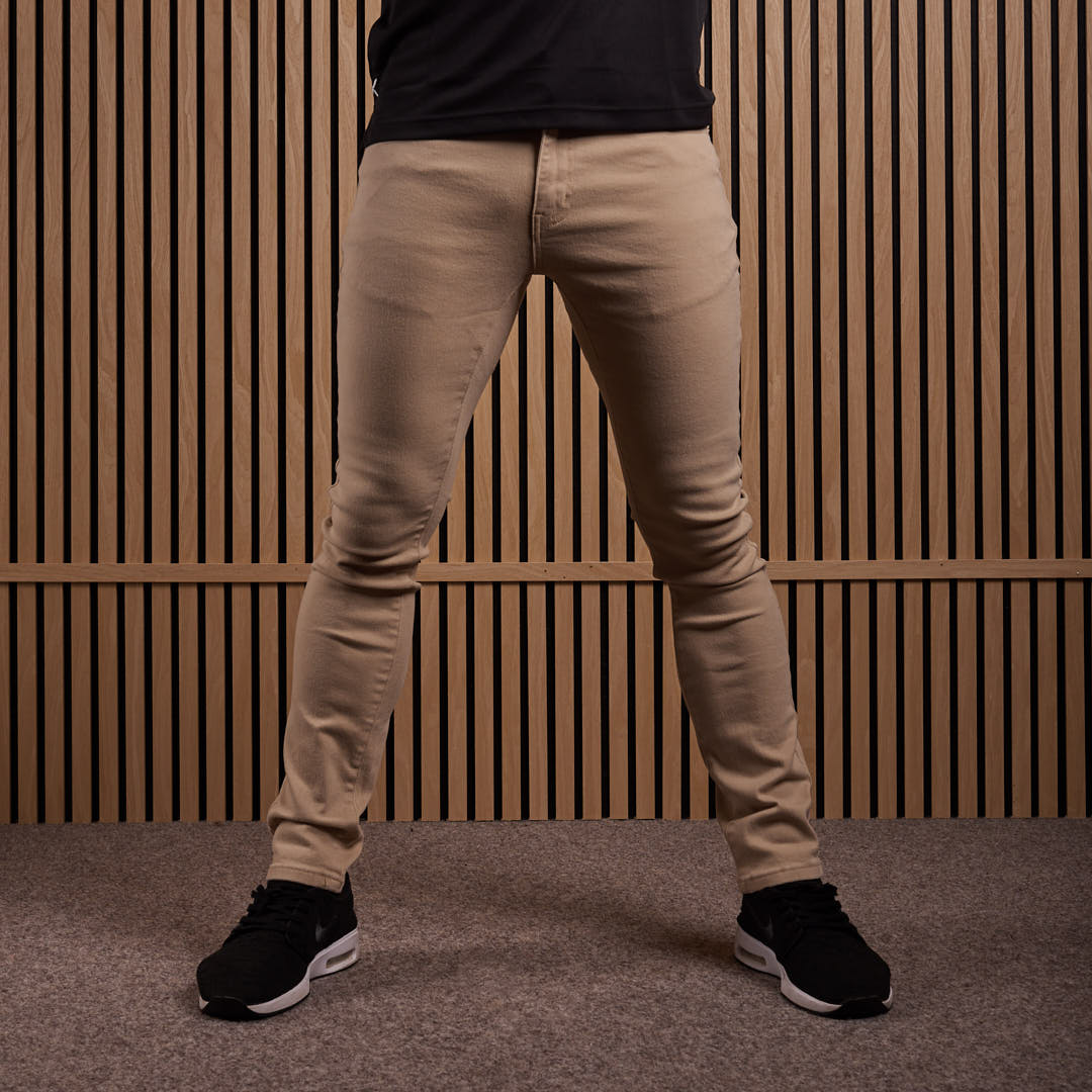 Torridon Stretch Skinny Denim Jeans Beige