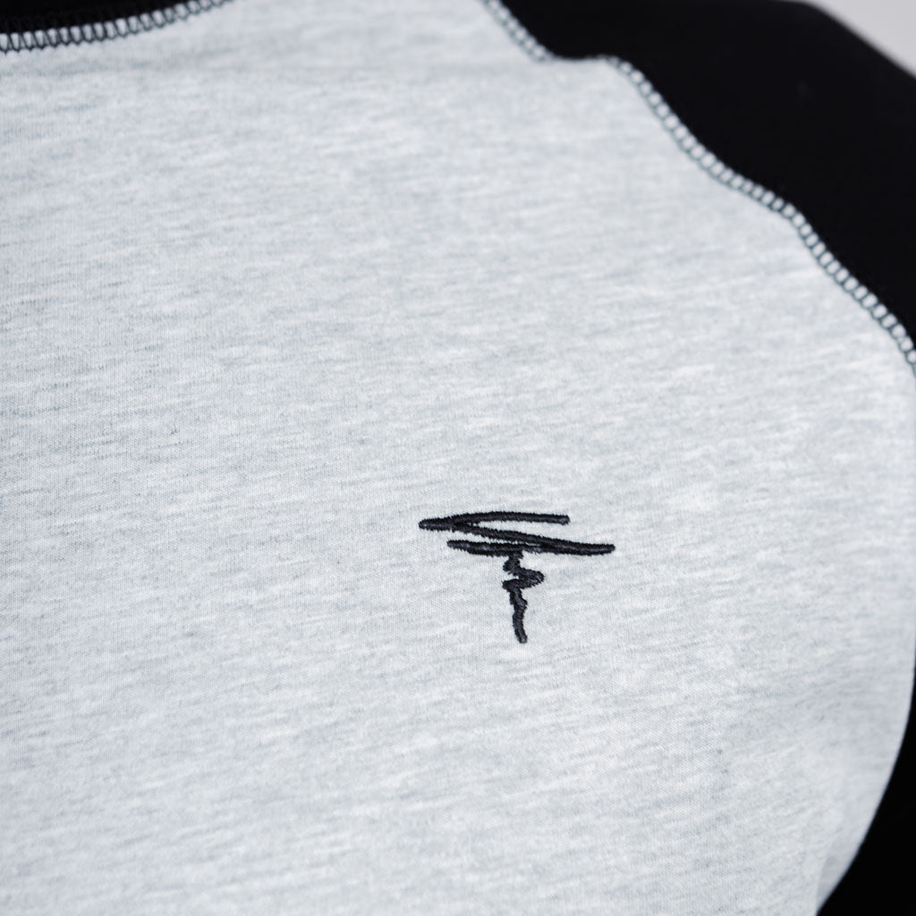 Spallander Raglan Half Sleeve T-Shirt - Frost Grey