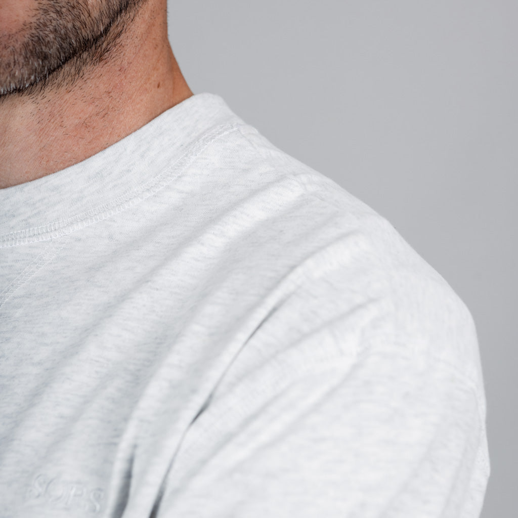 Strathy Half Sleeve T-Shirt - Silver Marl