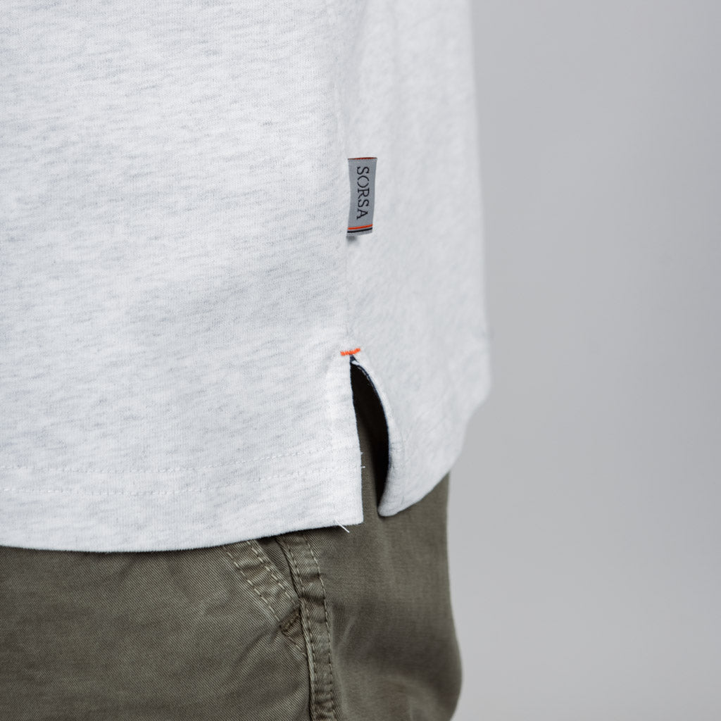 Strathy Half Sleeve T-Shirt - Silver Marl