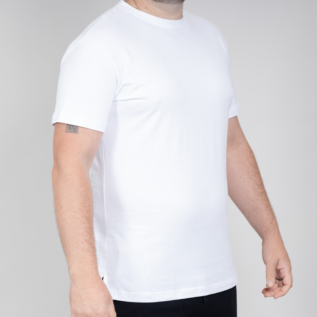 Tay Jersey Split Hem Crew Neck T-Shirt