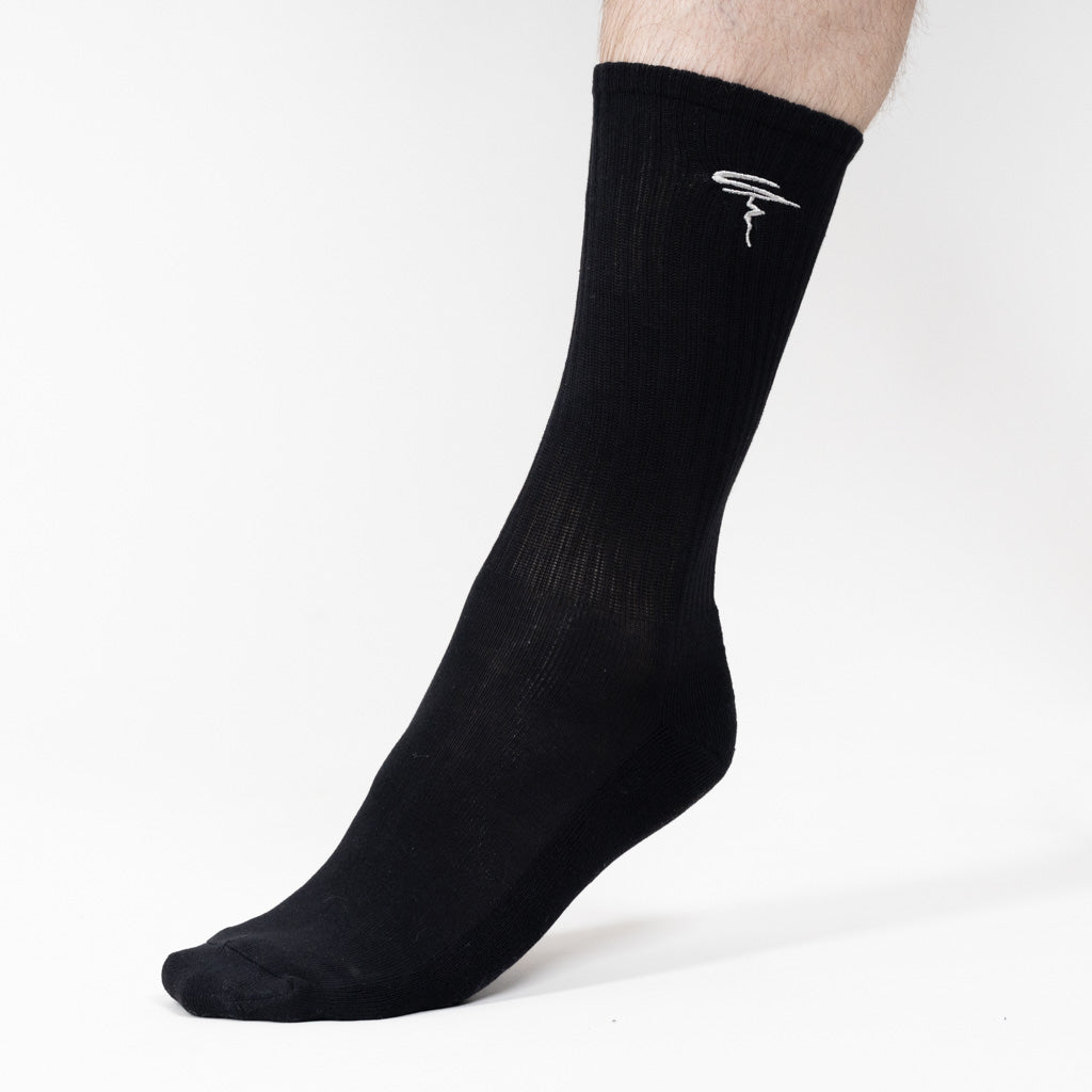 Torran Crew Sock - Black