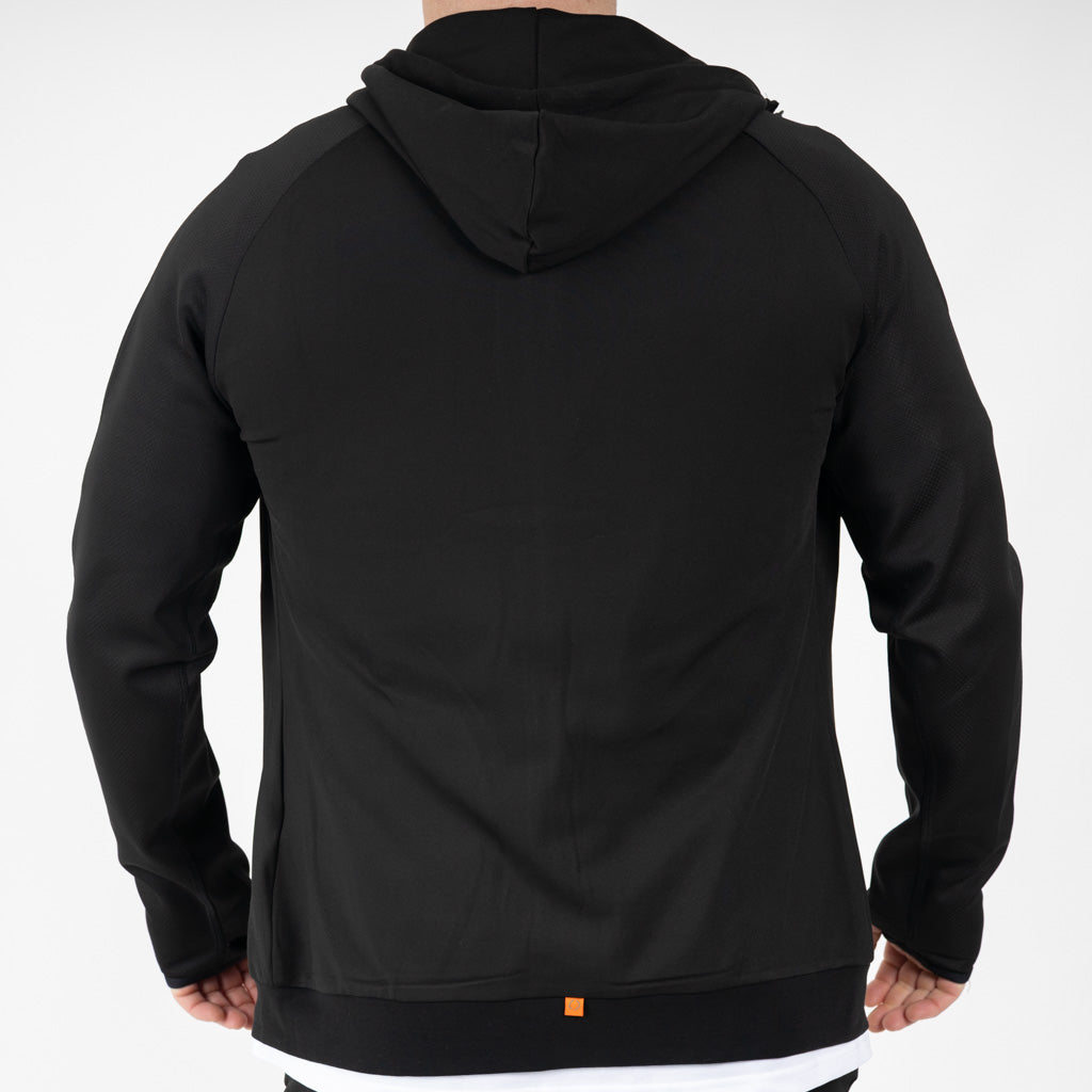 Walton Technical Hooded Zipper Black
