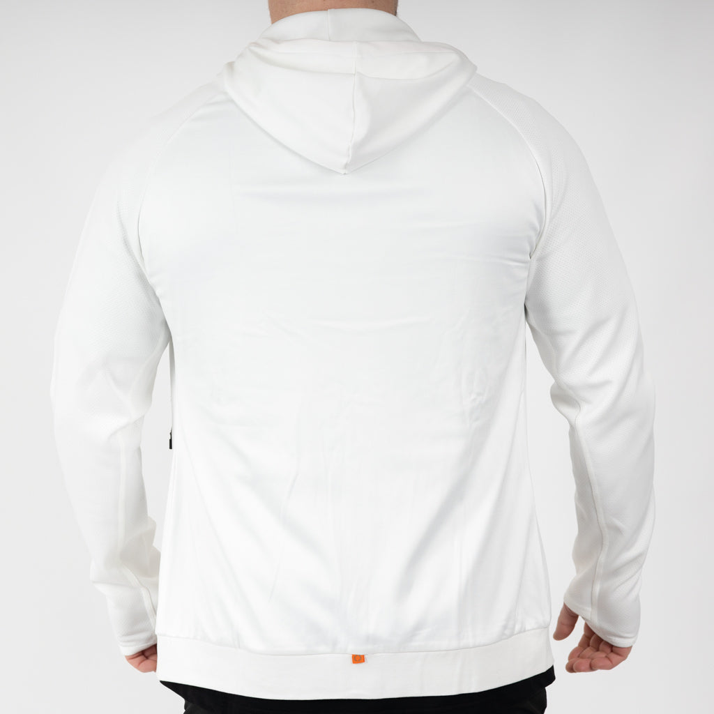 Walton Technical Hooded Zipper White