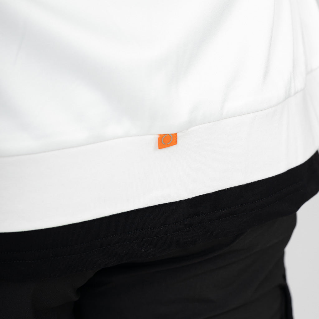 Walton Technical Hooded Zipper White