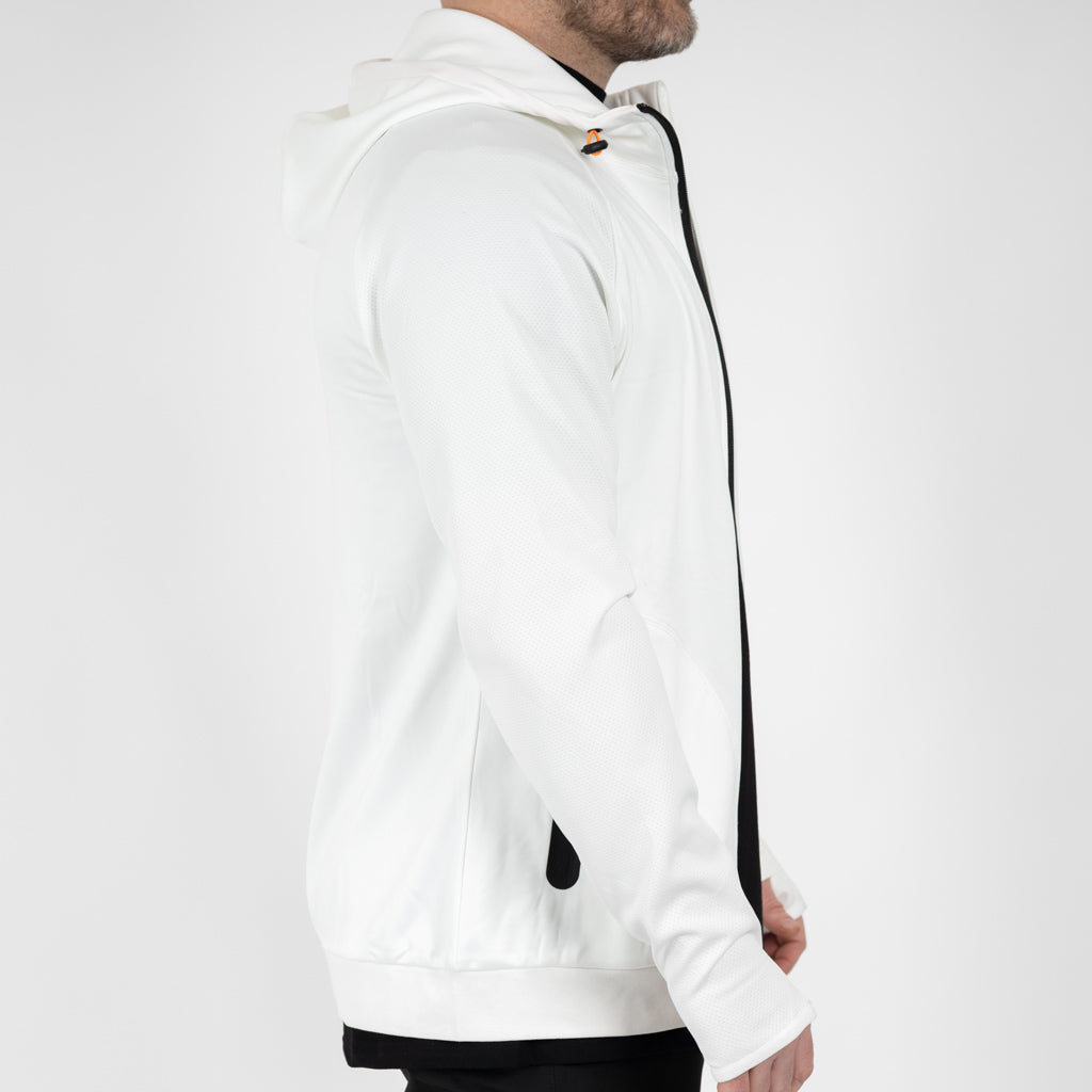 Walton Technical Hooded Zipper White