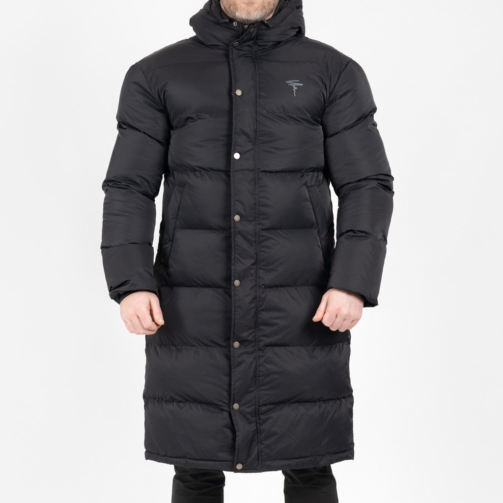 Balmoral Long Down-Filled Puffer Jacket Black
