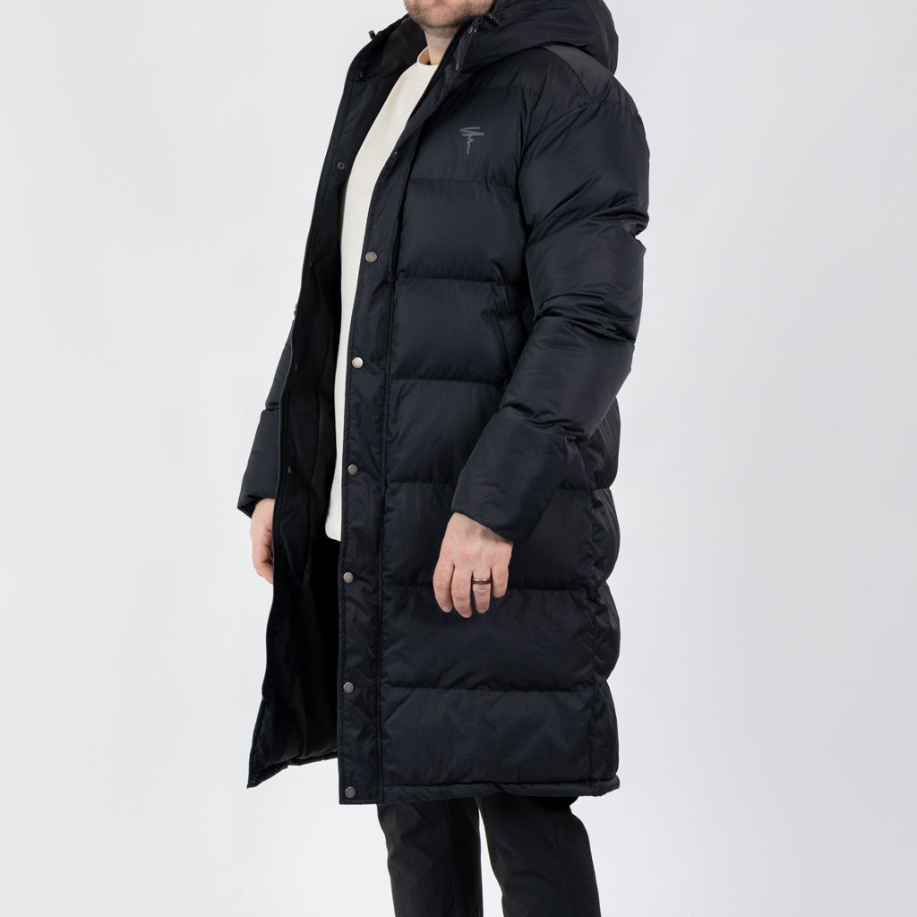 Balmoral Long Down-Filled Puffer Jacket Black