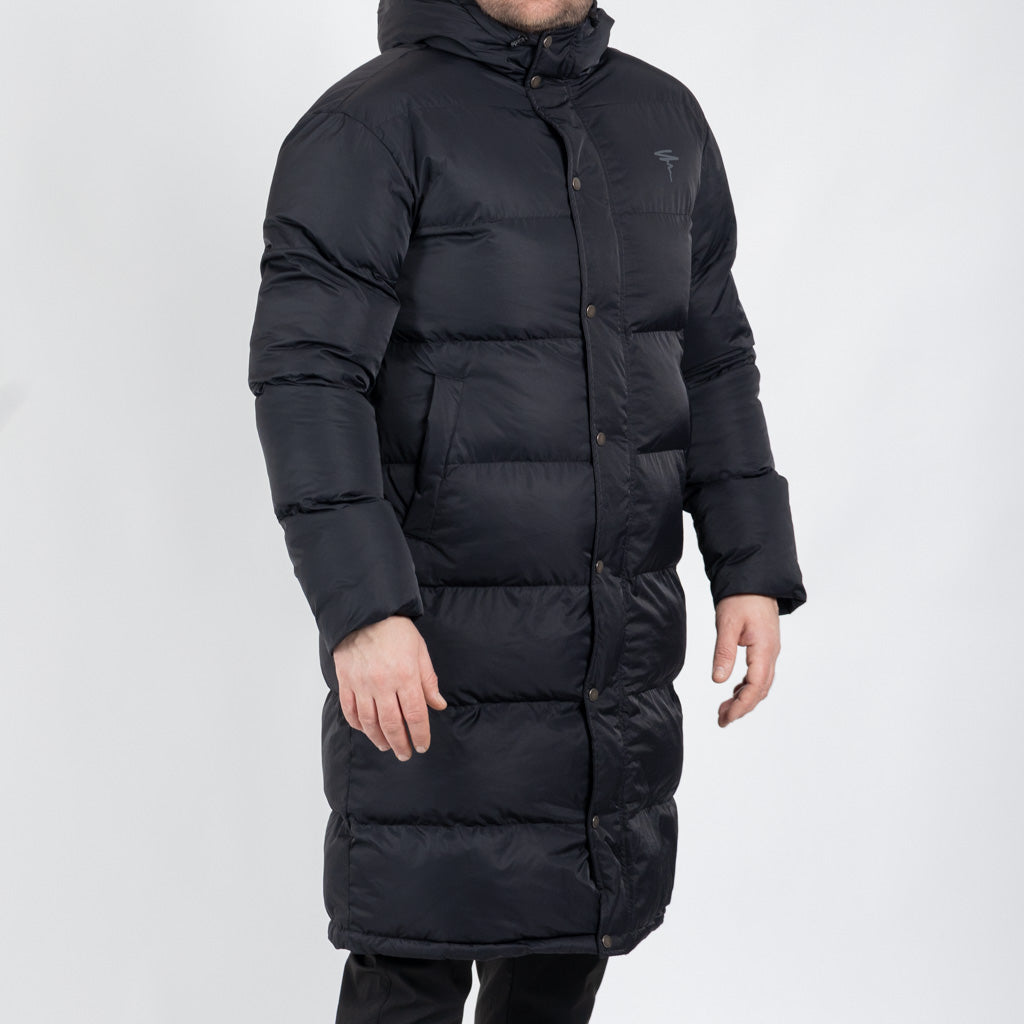 Balmoral Long Down-Filled Puffer Jacket Black