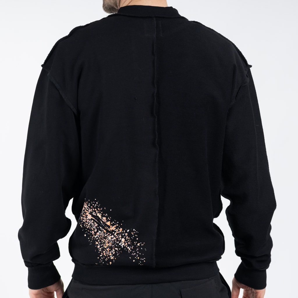 Inside Out Sweater Black